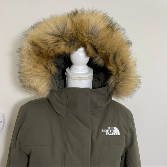 The North Face Women’s Arctic Parka New Taupe Green Sz XS S M L XL XXL FREE TOTE - Picture 5 of 16
